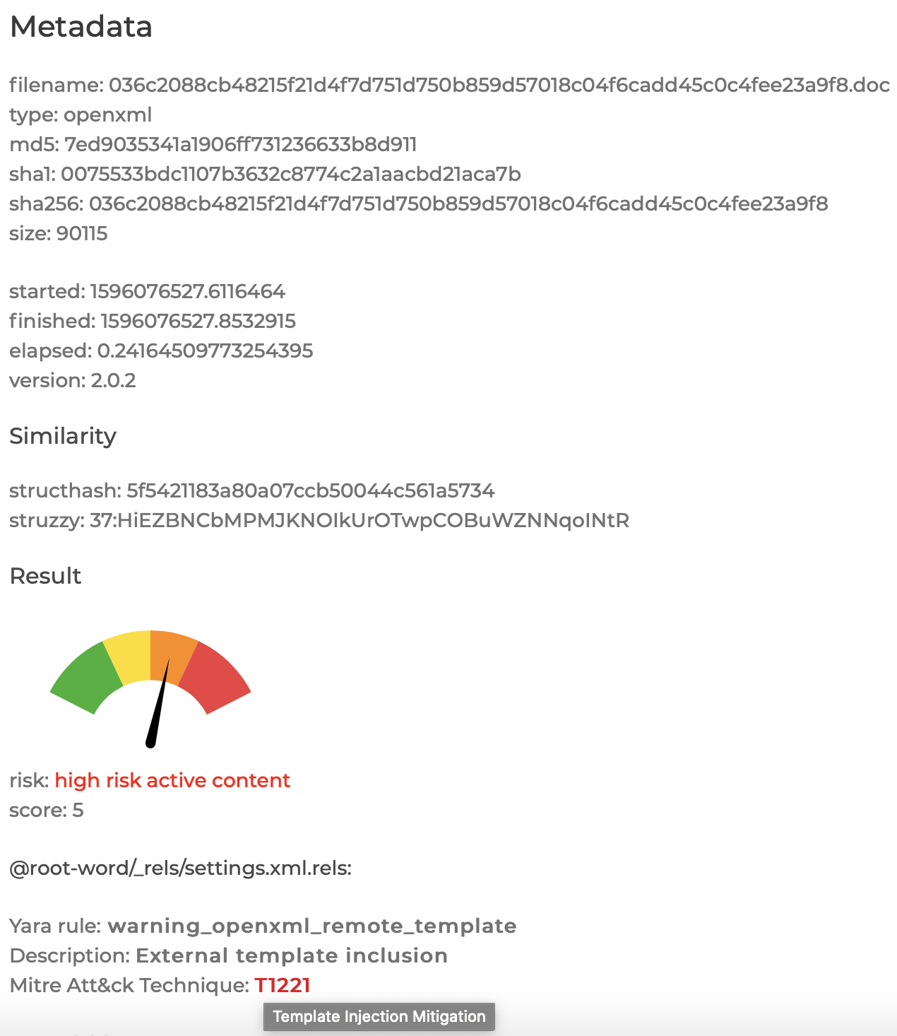 malware document QuickSand